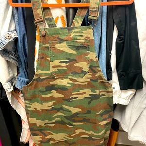 Forever 21 Camo Overall Dress